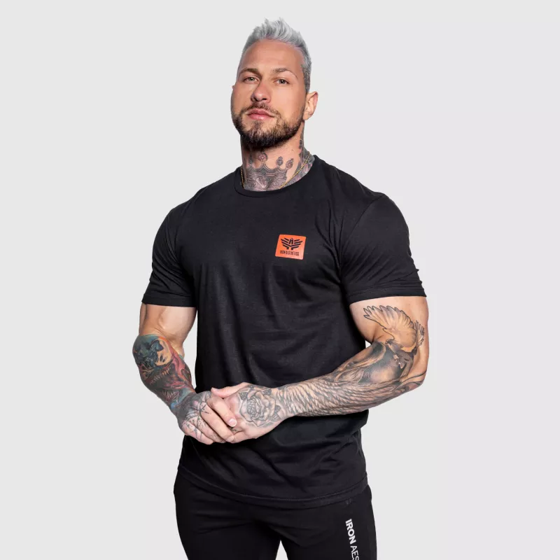 Tricou sport bărbați Iron Aesthetics Quick, negru-1