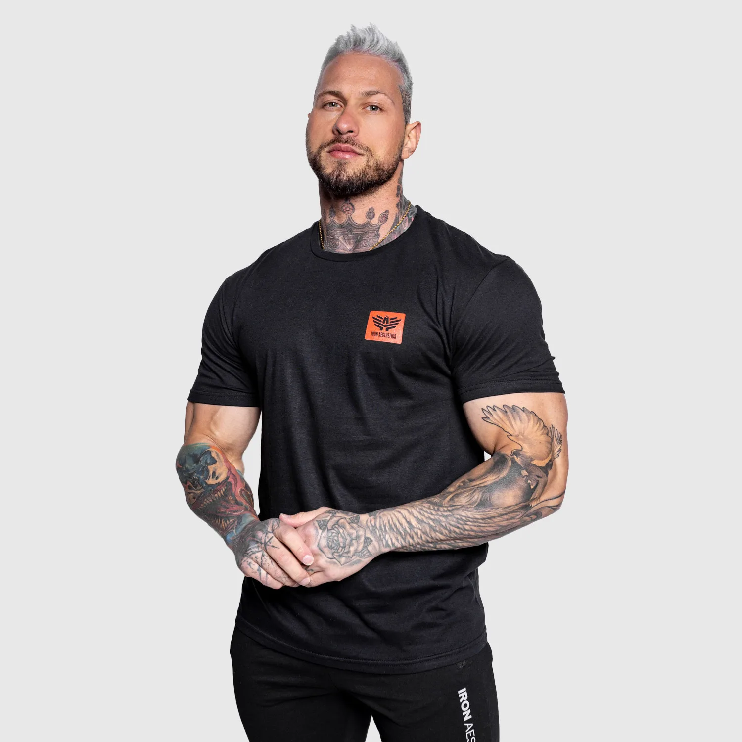 Tricou sport bărbați Iron Aesthetics Quick, negru-1
