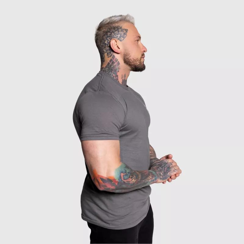 Tricou sport pentru bărbați Iron Aesthetics Circle, charcoal-3