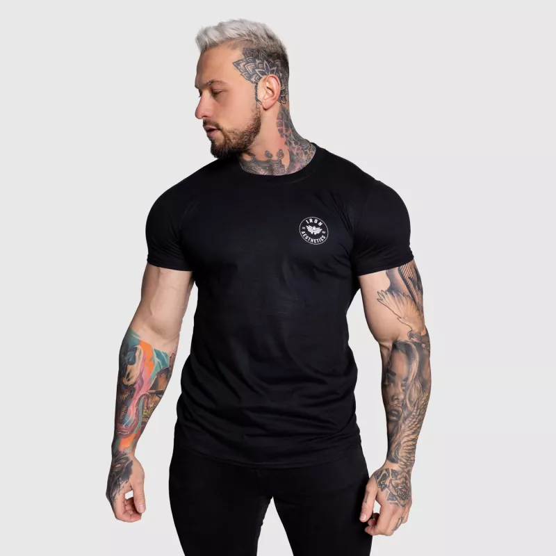 Tricou sport pentru bărbați Iron Aesthetics Circle, negru-3