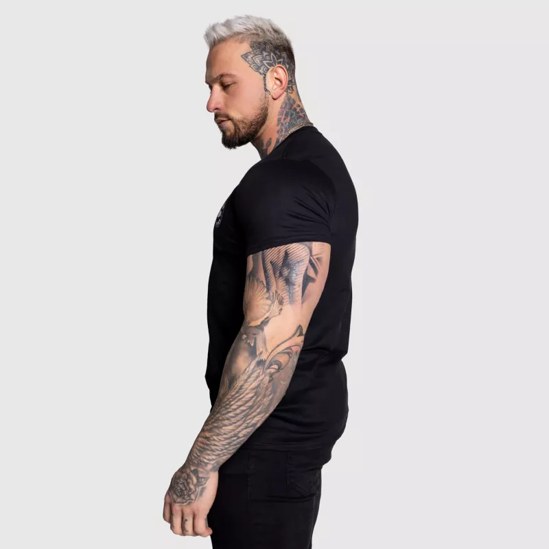 Tricou sport pentru bărbați Iron Aesthetics Circle, negru-4