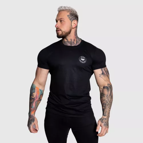 Tricou sport pentru bărbați Iron Aesthetics Circle, negru