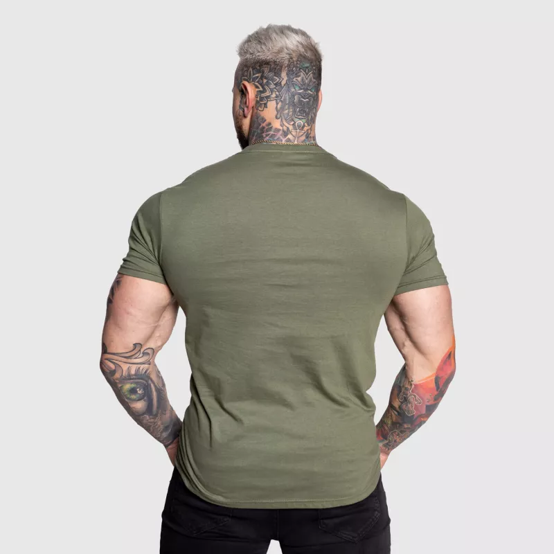 Tricou sport pentru bărbați Iron Aesthetics Urban, verde armată-6