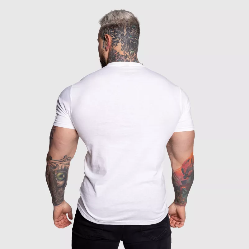 Tricou sport pentru bărbați Iron Aesthetics Urban, alb-5