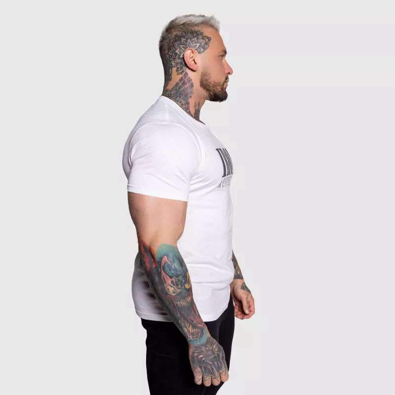 Tricou sport pentru bărbați Iron Aesthetics Urban, alb-4