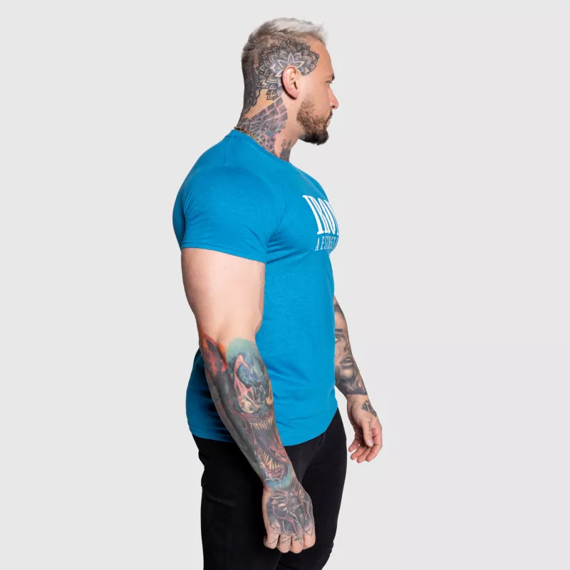 Tricou sport pentru bărbați Iron Aesthetics Urban, albastru-4