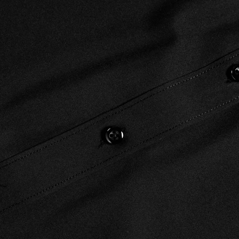 Cămașă elastică Iron Aesthetics Slim Stretch, neagră-17