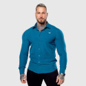 Cămașa elastică Iron Aesthetics Slim Stretch, smarald
