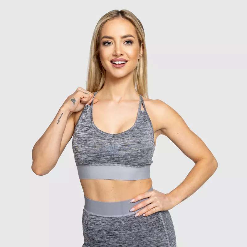 Bustieră sport Iron Aesthetics Grande, gri-1