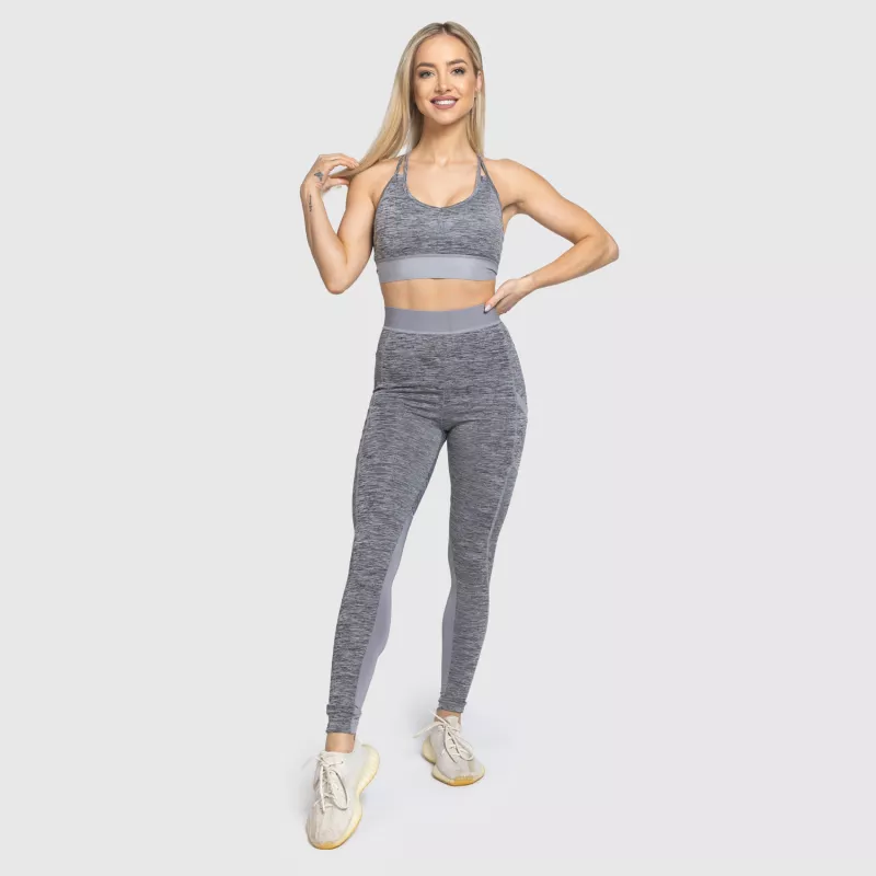 Bustieră sport Iron Aesthetics Grande, gri-7