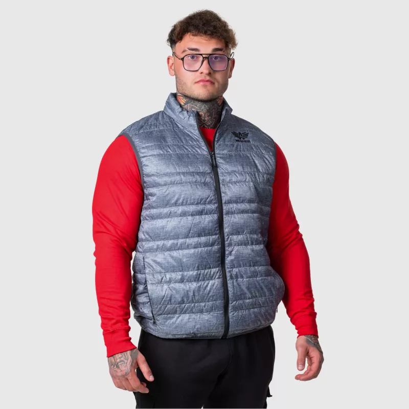 Vestă bărbați Iron Aesthetics Bodywarmer, gri deschis-5