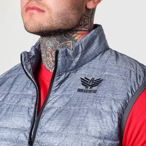 Vestă bărbați Iron Aesthetics Bodywarmer, gri deschis