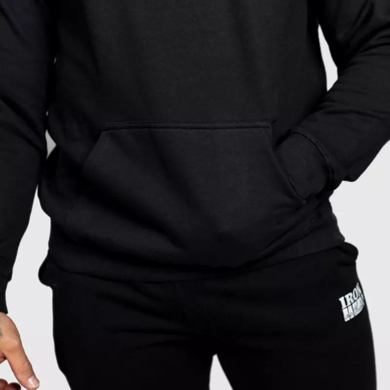 Hanorac fitness bărbați Iron Aesthetics Motive, negru-6
