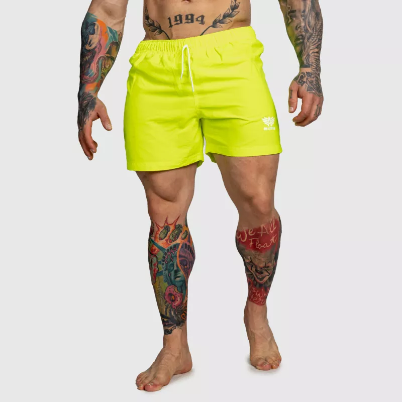 Șorturi baie bărbați Iron Aesthetics Sunshine, galbene-4