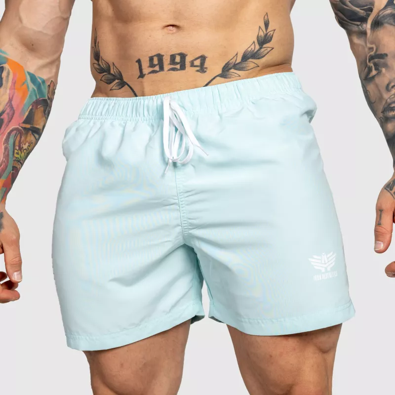 Șorturi baie bărbați Iron Aesthetics Sunshine, ice mint-2