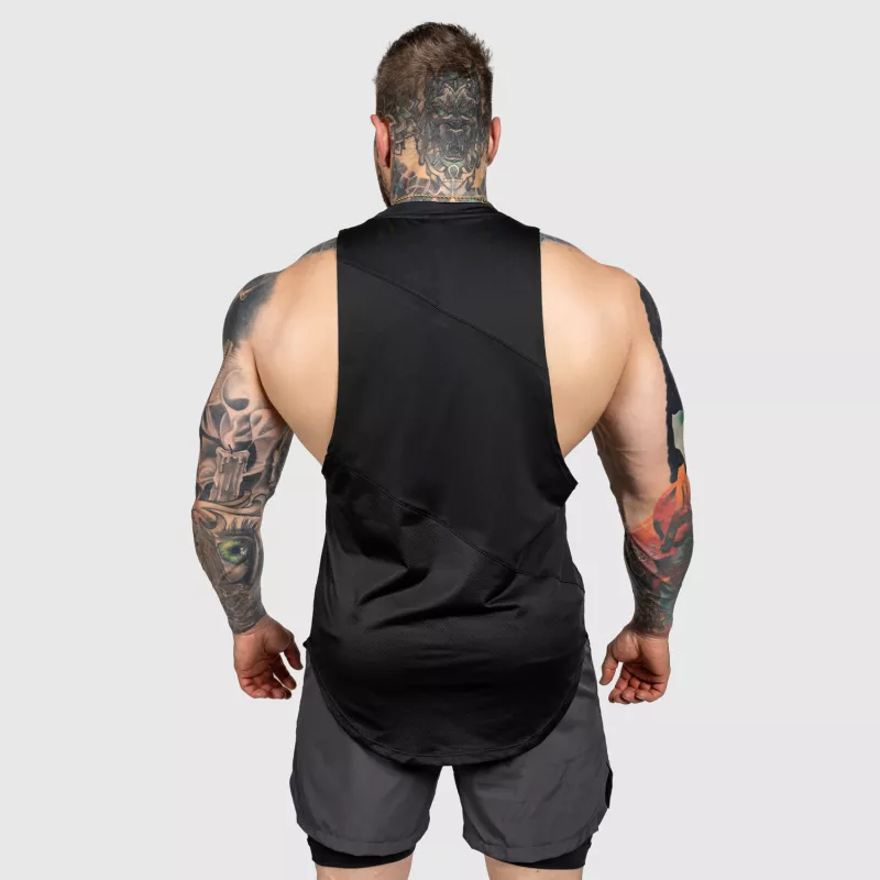 Maiou pentru antrenament Iron Aesthetics Gym Tank, negru-2