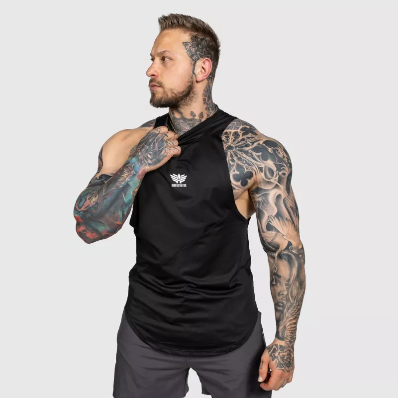 Maiou pentru antrenament Iron Aesthetics Gym Tank, negru-4