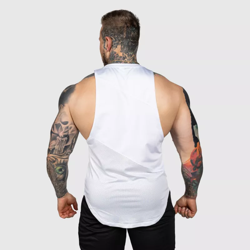 Maiou pentru antrenament Iron Aesthetics Gym Tank, alb-2