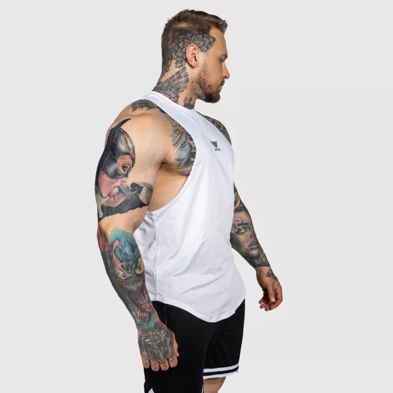 Maiou pentru antrenament Iron Aesthetics Gym Tank, alb-4