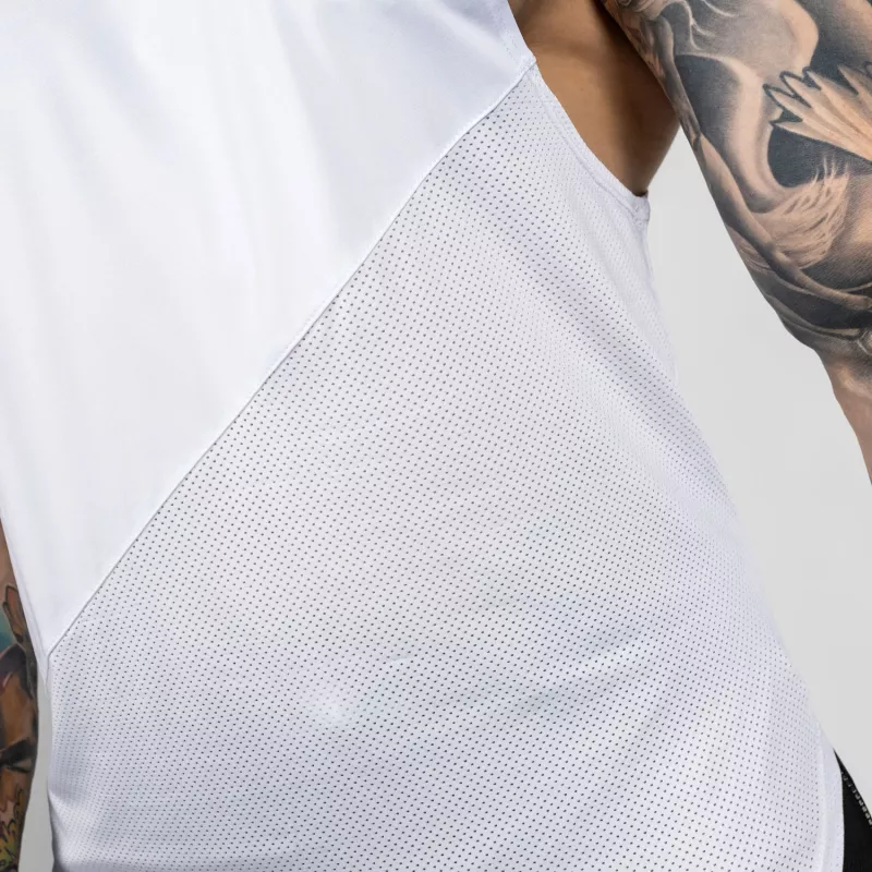 Maiou pentru antrenament Iron Aesthetics Gym Tank, alb-6