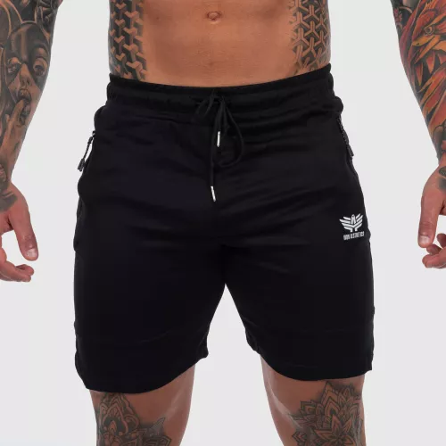 Șorturi sport Iron Aesthetics Lightning, negre