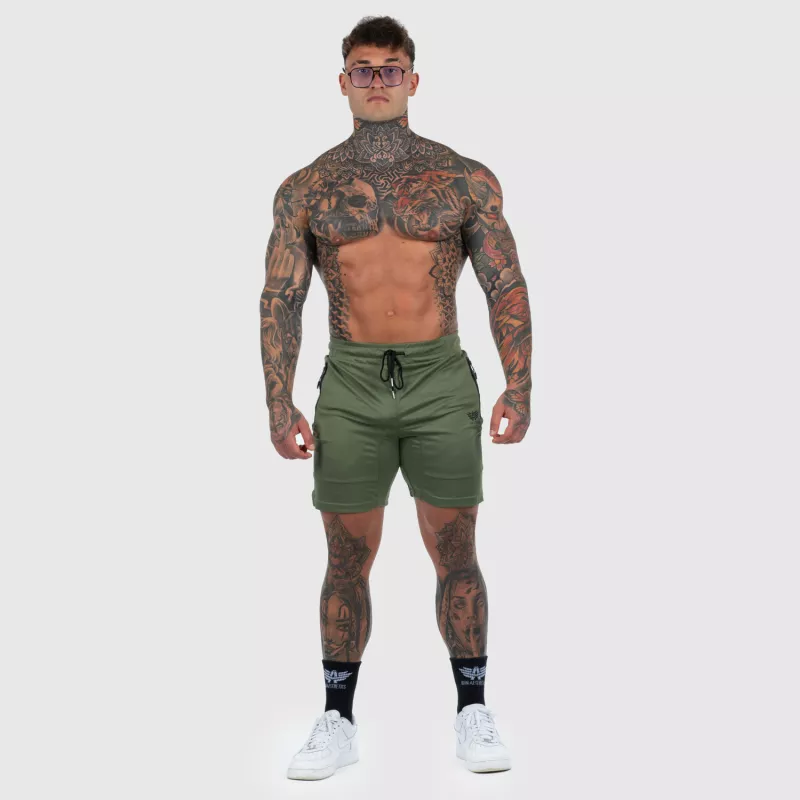 Șorturi sport Iron Aesthetics Lightning, verzi-4