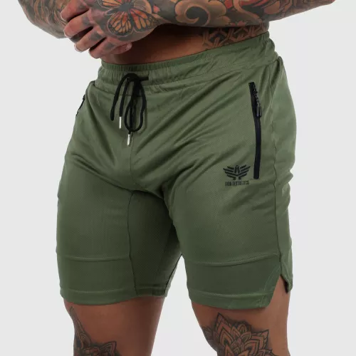 Șorturi sport Iron Aesthetics Lightning, verzi
