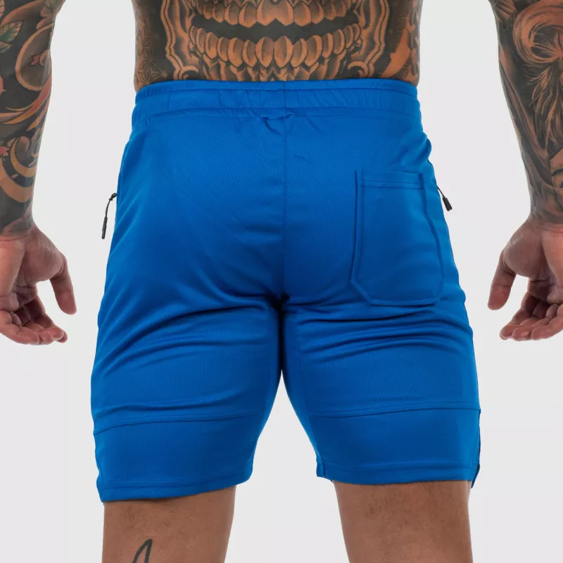 Șorturi sport Iron Aesthetics Lightning, albastre-3
