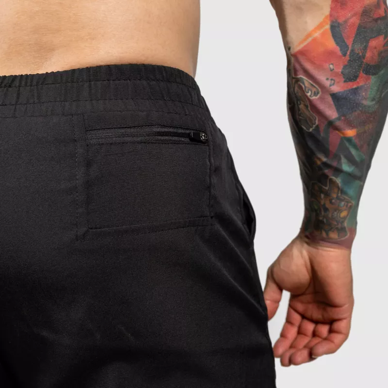 Șorturi funcționale Iron Aesthetics SweatPro 2in1, negre-9
