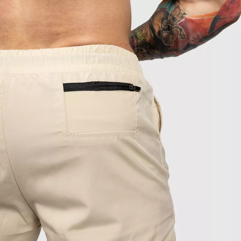Șorturi funcționale Iron Aesthetics SweatPro 2in1, khaki-9