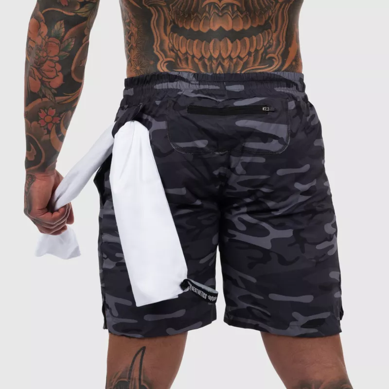 Șorturi sport Iron Aesthetics Flashlight, camuflaj-2