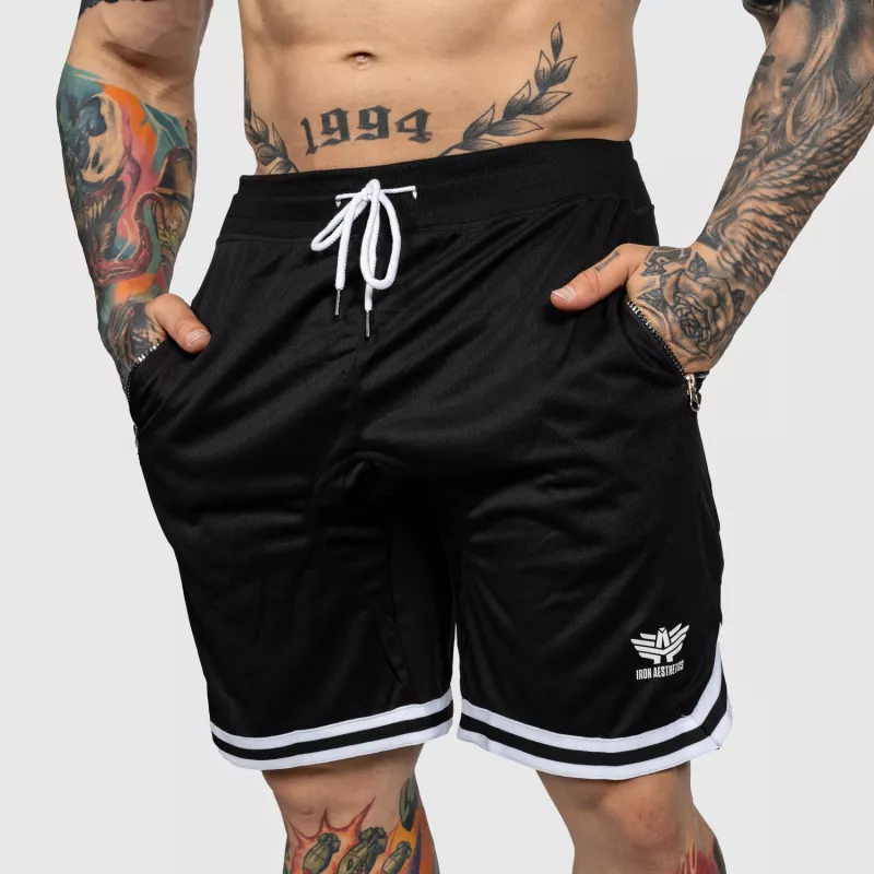 Șorturi de trening Iron Aesthetics Unleash, negre-2