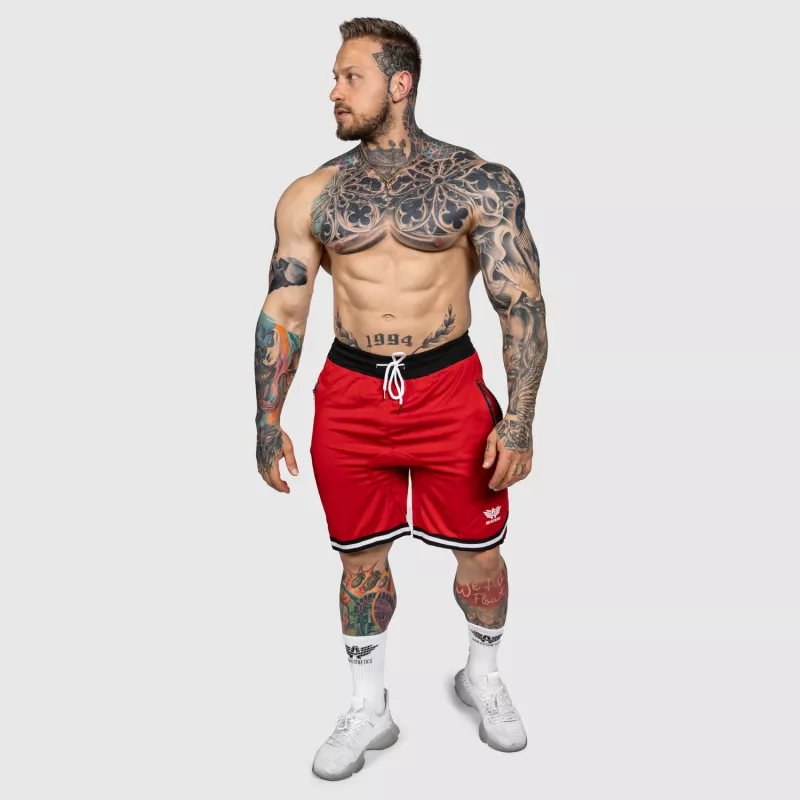 Șorturi de trening Iron Aesthetics Unleash, roșii-7