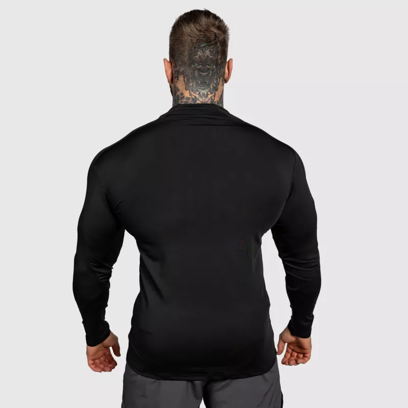 Top sport cu fermoar Iron Aesthetics Unstoppable, negru-4