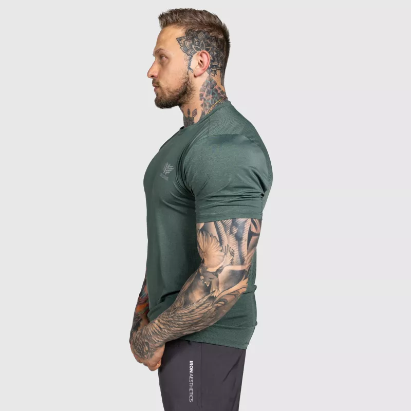 Tricou pentru antrenament Iron Aesthetics Victory, verde-3