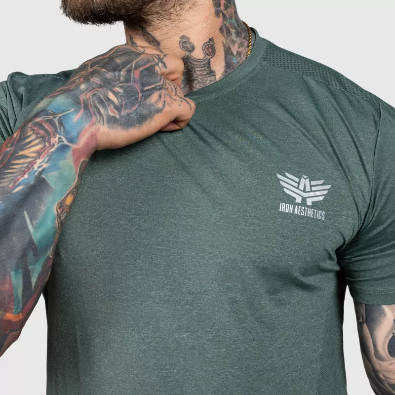 Tricou pentru antrenament Iron Aesthetics Victory, verde-8