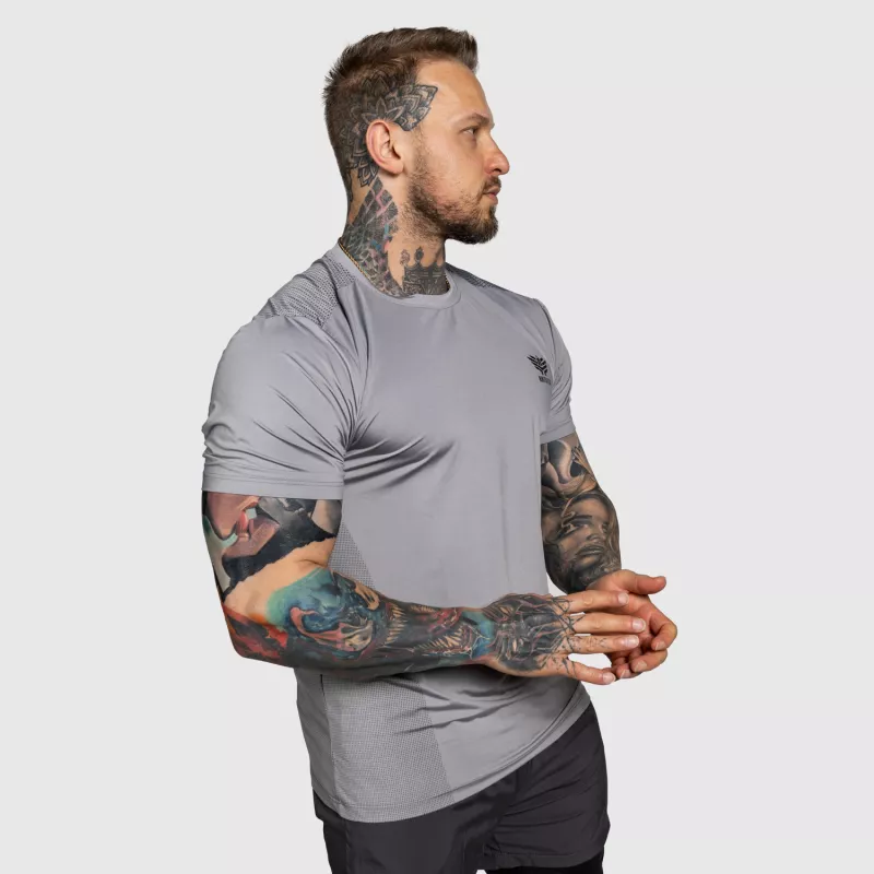 Tricou pentru antrenament Iron Aesthetics Victory, gri-4