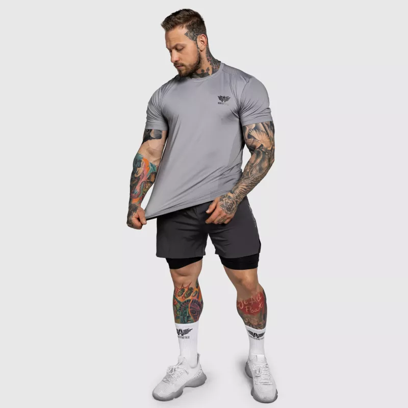 Tricou pentru antrenament Iron Aesthetics Victory, gri-5