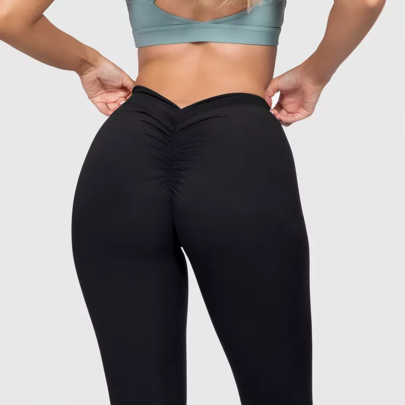 Colanți damă Iron Aesthetics Scrunch, negri-7