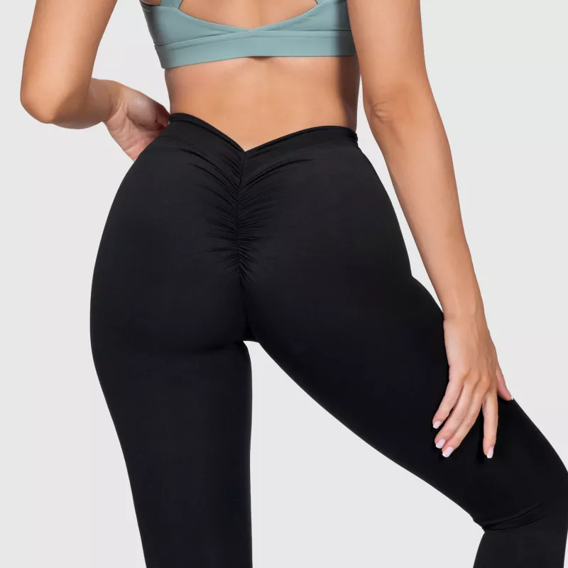 Colanți damă Iron Aesthetics Scrunch, negri-6