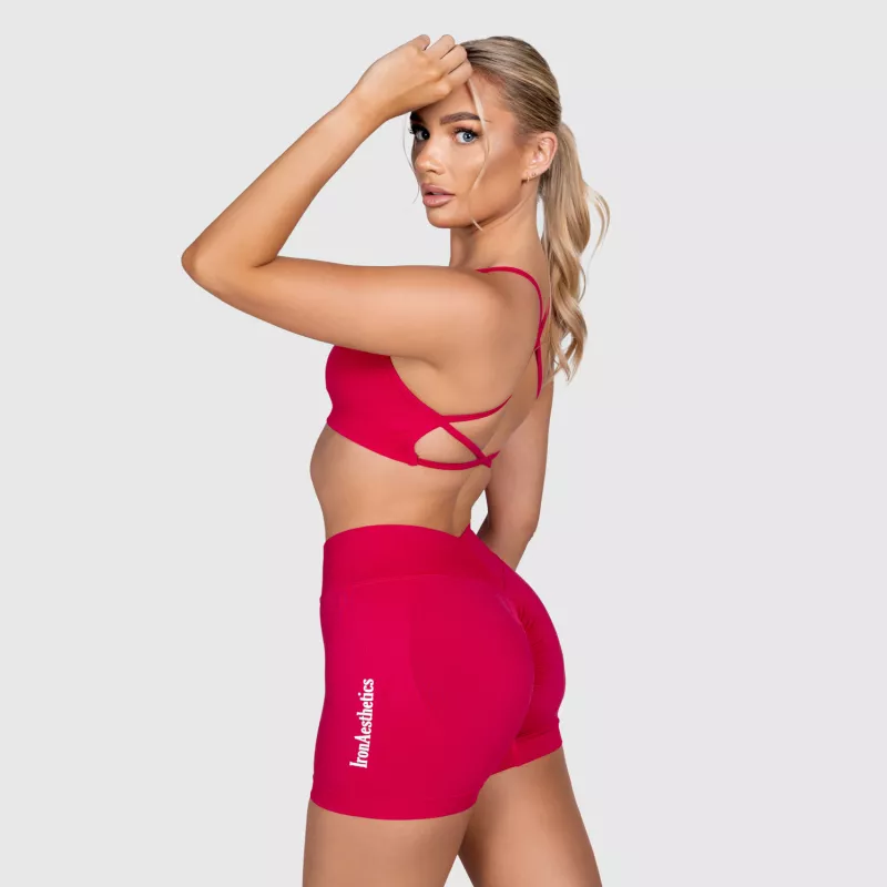Bustieră sport Iron Aesthetics Shape, roșie-5