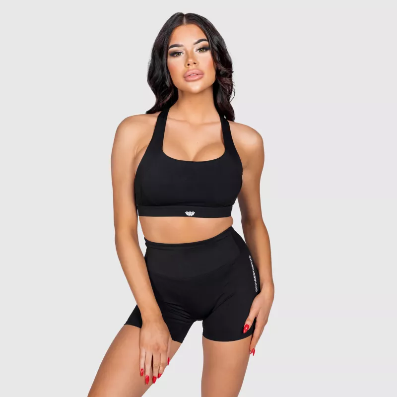 Bustieră sport Iron Aesthetics Reflex, neagră-1