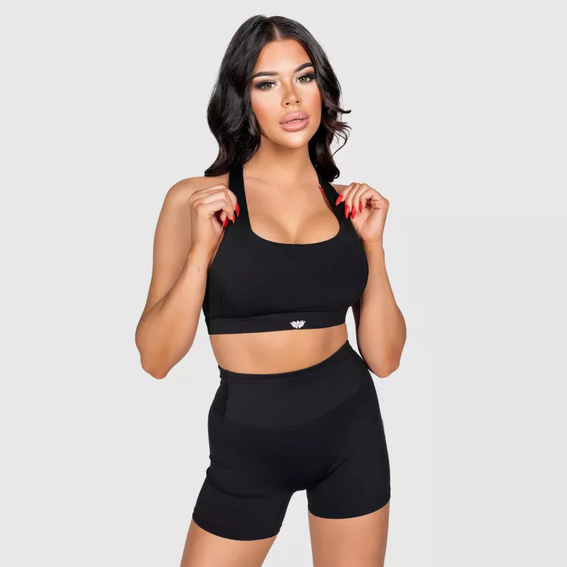 Bustieră sport Iron Aesthetics Reflex, neagră-5