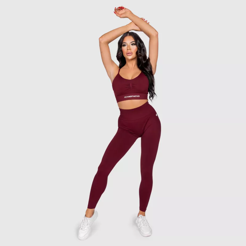 Set sport Iron Aesthetics Inspire, vișiniu-5