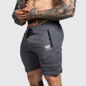 Șorturi sport Iron Aesthetics Lightning, gri închis
