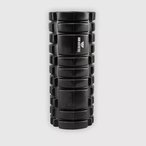 Rolă masaj Iron Aesthetics Fitness Roller, neagră