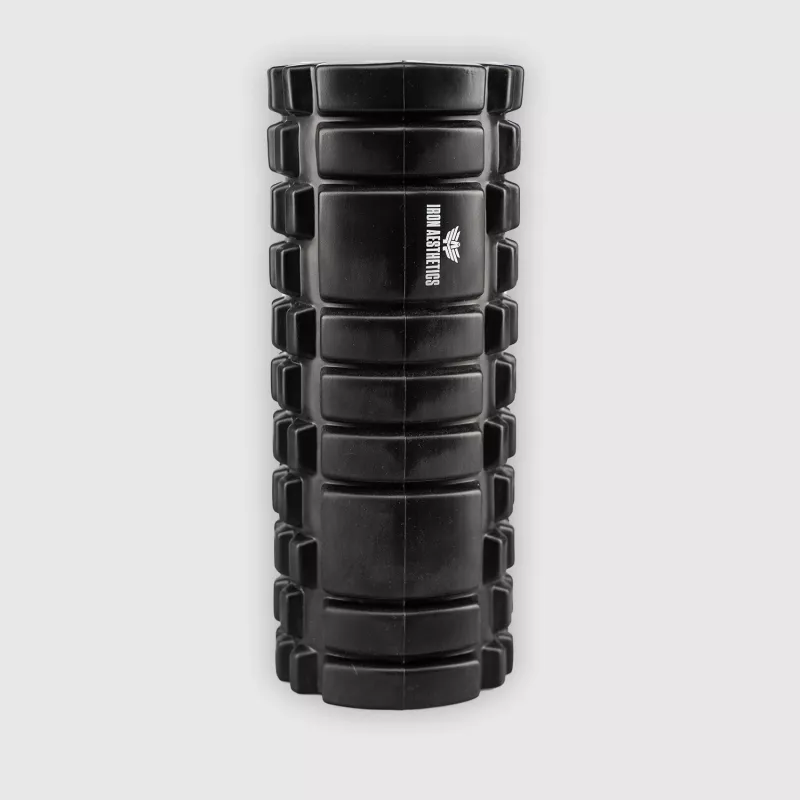 Rolă masaj Iron Aesthetics Fitness Roller, neagră-2