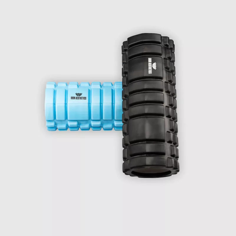 Rolă masaj Iron Aesthetics Fitness Roller, neagră-4
