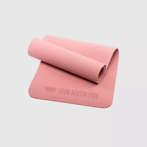 Saltea pentru exerciții Iron Aesthetics Yoga Mat, roz