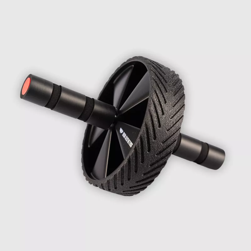 Roată pentru fitness Iron Aesthetics Ab Wheel, neagră-1